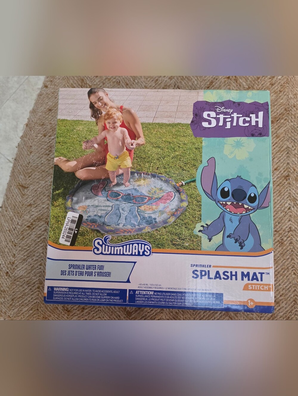 Swimways Disney Stitch Blue Kids Splash Pad